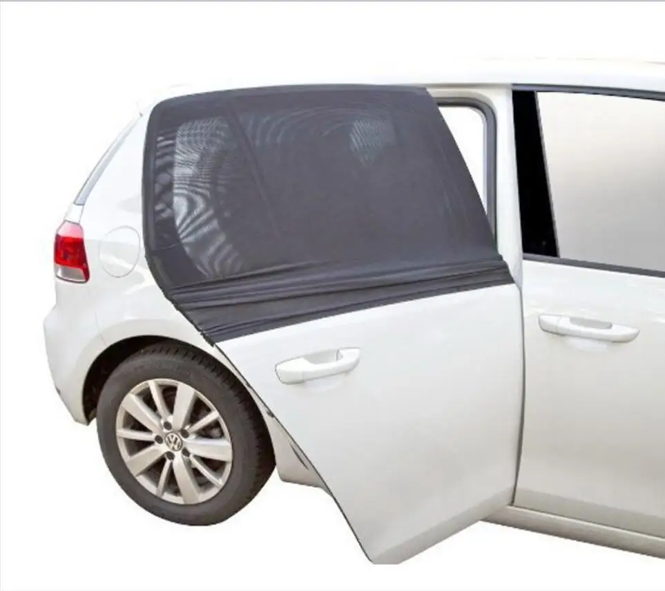 2 Pair Black Polyester Curtains on Auto Windows Car Covers Automobiles Curtain Sun Blinds for Car Side Window Accessories 2 Pair Black Polyester Curtains on Auto Windows Car Covers Automobiles Curtain Sun Blinds for Car Side Window Accessories