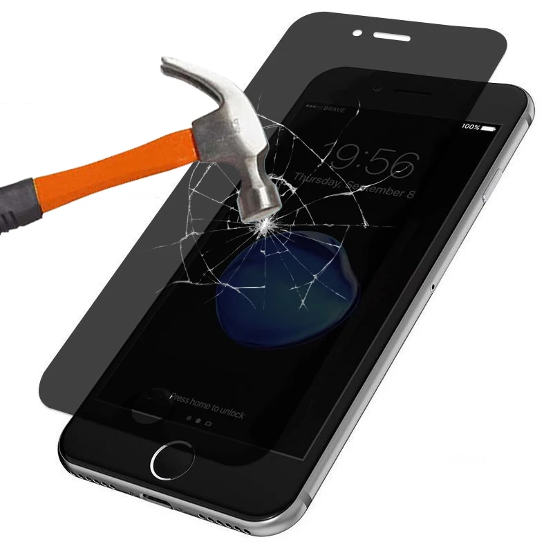 Bildschirm Privatsphäre Filter ich Telefon 6 6S 7 8 Plus xs Schutz Glas auf die für Apple Iphone X