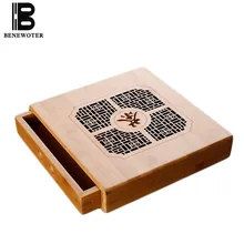 Натуральный бамбуковая коробка для хранения Pu'er чай торт герметичный контейнер Кунг фу чайный сервиз аксессуары Caddy ящик организатор домашний декор