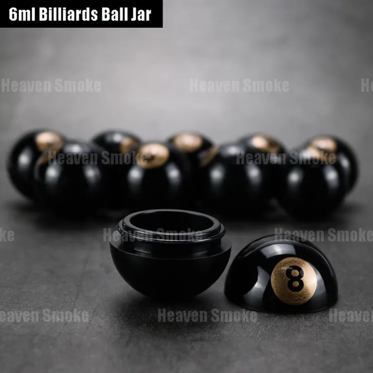 6ml billiards ball silicone jar-Heaven Smoke (5)
