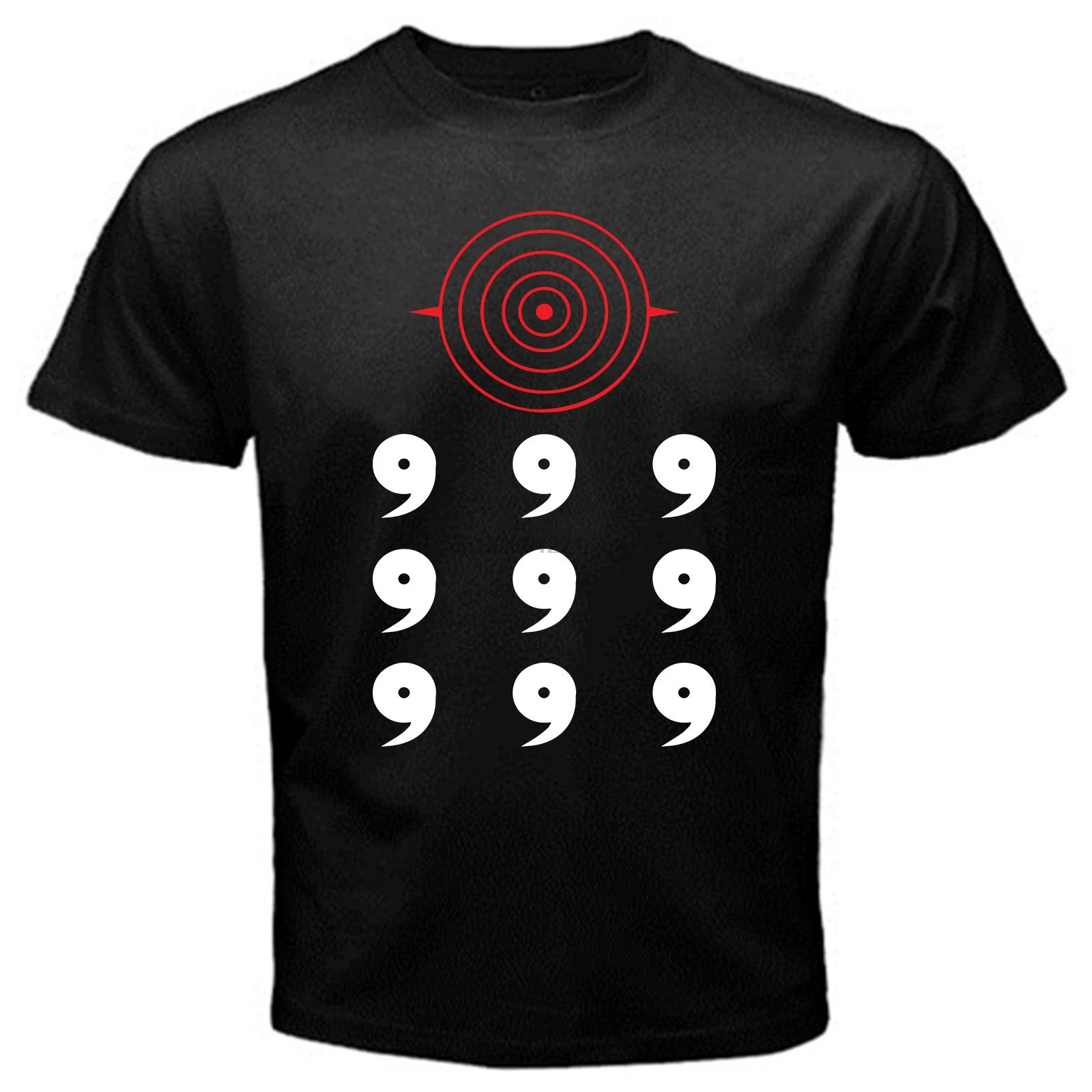 

Sage Of Six Paths Symbol Hagoromo Otsutsuki Naruto Kyuubi Hokkage T Shirt Black
