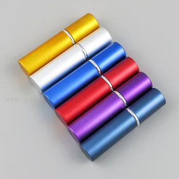 

Travel Mini 5ml 10ml Aluminum Refillable Perfume Spray Bottle Empty Cosmetic Containers Sample Bottles mix color 12pcs