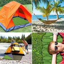TOMSHOO Beach Camping Mat Ultralight Inflatable Sleeping Pad Mattress Sleeping Mat Outdoor Cushion Hiking Backpacking Travel