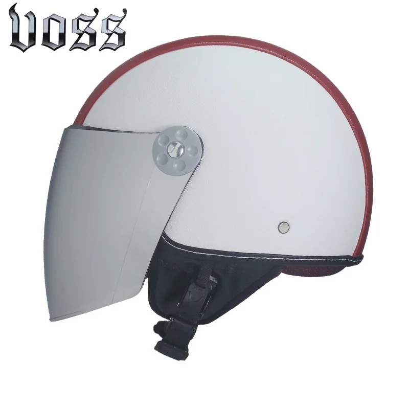Лидер продаж, классический мотоциклетный шлем для мужчин и женщин, motocicleta capacete, винтажный шлем vespa для спуска на пол лица - Цвет: c7