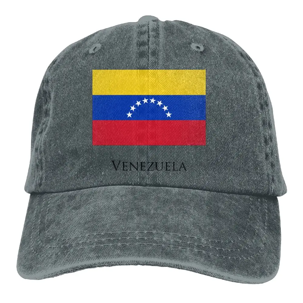 SAMCUSTOM я люблю Венесуэла 3D творческая личность из стираного денима Шапки осень лето Для мужчин Для женщин Гольф для загара Хоккей шапки