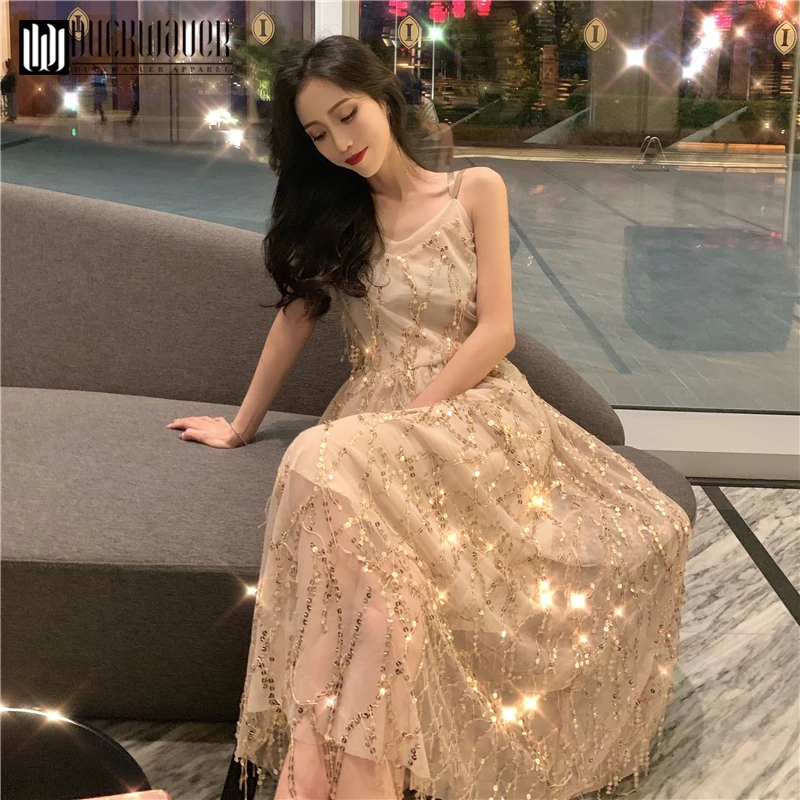 Duckwaver 2019 вечернее платье с v образным вырезом vestido de festa официальное роскошное