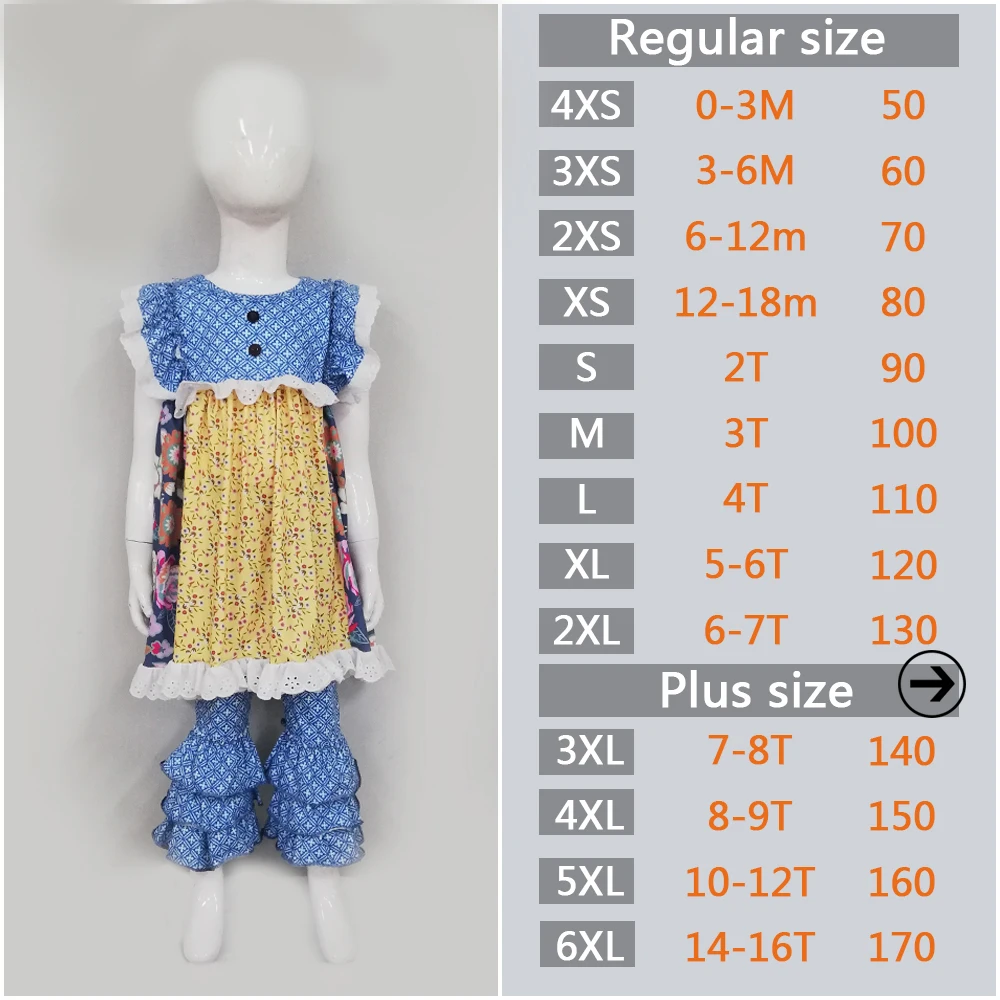 Newborn Baby Girl Outfit Flower Pattern Top with Ruffles Summer Spring Clothes Newborn Baby Boutique Baby Girls clothes Set