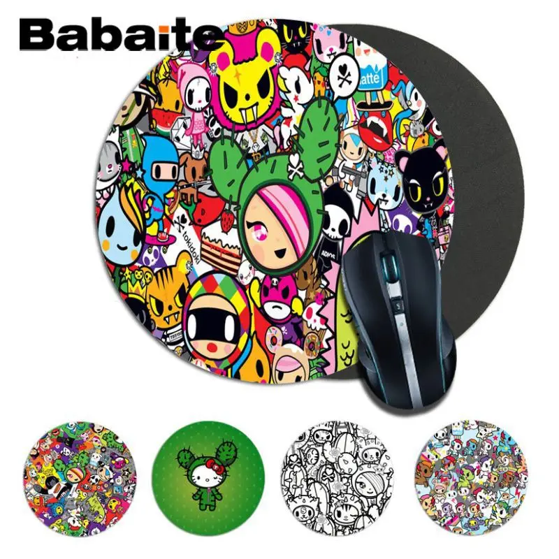 

Babaite Non Slip PC Tokidoki mousepad Pad Game Mousepad Size for 20*20cm 22*22cm round mousepad Rubber Rectangle Mousemats