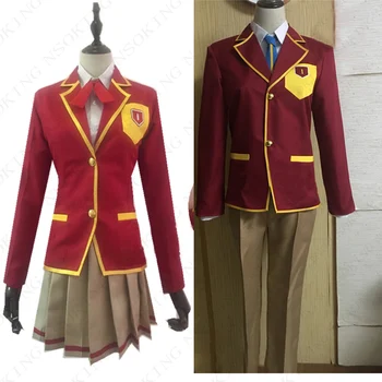 

Anime Bokutachi wa Benkyou ga Dekinai Ogata RizuYuira Nariyuki Cosplay We never learn Yuiga Nariyuki Costume Tailor Made