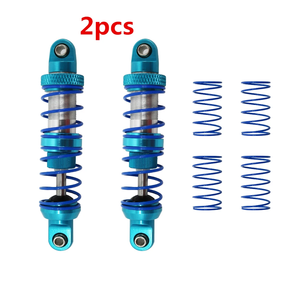 2 шт 4 шт металлический Амортизатор 70 80 90 100 110 120 масло Регулируемый для 1/10 RC Гусеничный осевой SCX10 Tamiya CC01 TRX-4