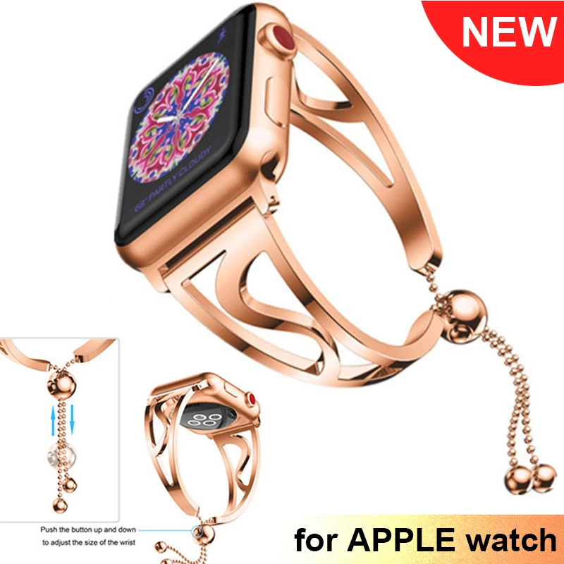 

Fashion Smart Watch Bracelet Wowen Stainless Steel Strap for Apple Watch 1/2/3 for iwatch Smartwatch Accessories Adjustable Band