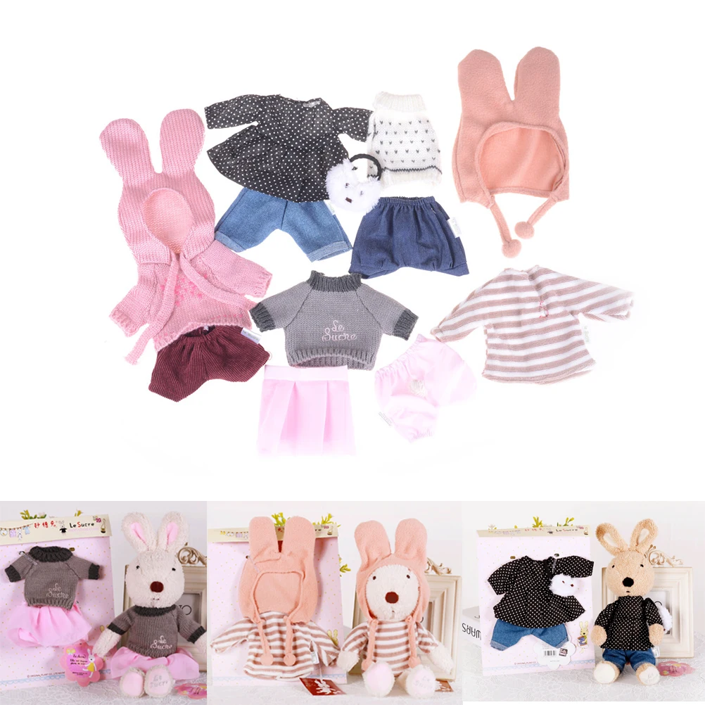 

1/6 BJD Doll Gifts 30cm Play House Dolls Accessories Doll Clothes for Bunny Rabbit Cat Plush Toys Soft Dress Skirt Sweater
