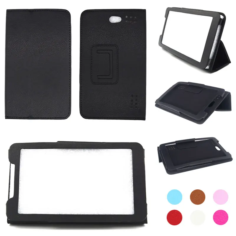 

For DEXP Ursus S470 MIX Tablet PU Leather Folding Folio Case Stand Cover+Stylus Pen +Screen Protector Film