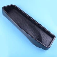 DWCX Черный ABS приборной панели автомобиля Телефон хранения Организатор коробка держатель лоток подходит для Jeep Wrangler JK 2011 2012 2013