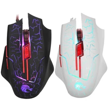Professional 6 keys Colorful LED Backlight 5500 DPI Optical Wired Gaming Mouse Gamer Mice for PC Computer Laptop souris sans