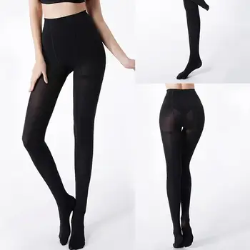 

Solid Color Extra large size Pantyhose Ultra-thin High Elasticity Add Fertilizer Slim Comfortable Black Women New Stockings