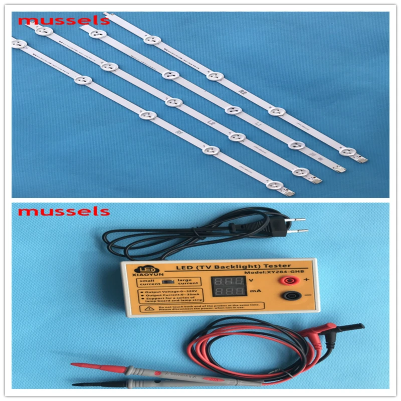 

LED Backlight strip For LG 47" TV 94cm 9lamp LG47LP360 6916L-1360A 1361A 1362A 6916L-1174A 1175A 1176A 2pcs and LED tester 1pcs