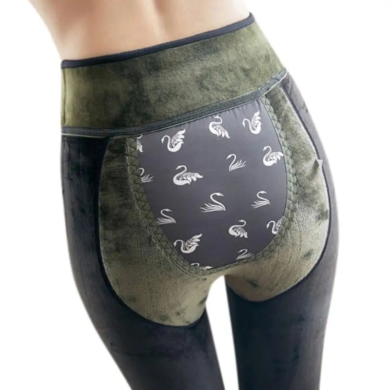 Yfashion Women Thicken Fleeced Warm Leggings Stirrup Leggings Lady Slim Fit Leggings Capris Yfashion Women Thicken Fleeced Warm Leggings Stirrup Leggings Lady Slim Fit Leggings Capris