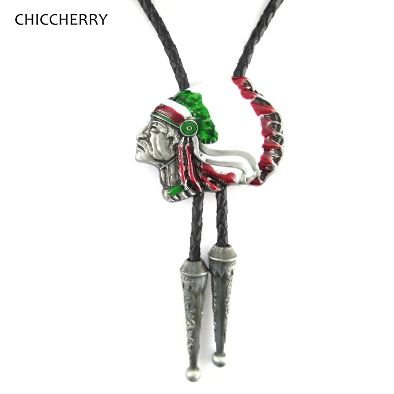 

Native American Indian Art Bolo Tie Handmade Western Cowboy Mens Bola Tie Corbatas Hombre 2018 Gifts For Male Accessories
