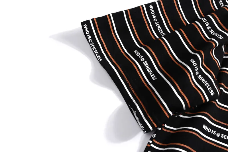 Letter Striped Printed Tshirts 3