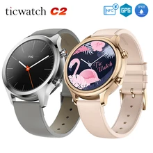 Global Ticwatch C2 Android носить NFC Google Pay gps Смарт часы IP68 Водонепроницаемый AMOLED smartwatchs для мужчин и женщин