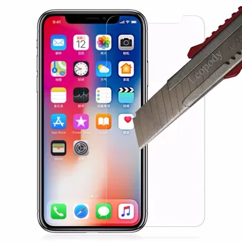 

10 Pcs/Lot HD Tempered Glass For Apple iPhone X Screen Protector Toughened protective film iPhone XR XS MAX glas sklo for iphone