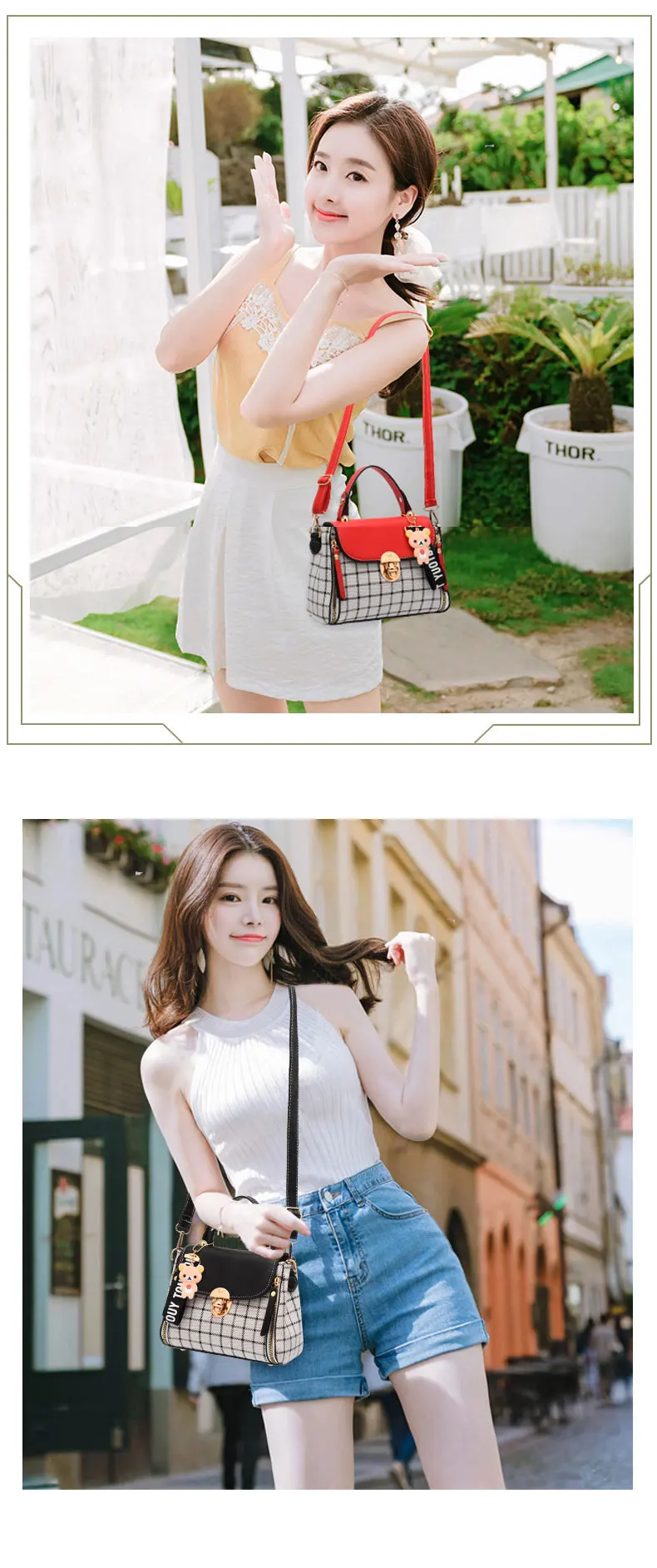 Передовая маленькая сумка женская новая Корейская версия диких сумок на плечо простая портативная маленькая квадратная сумка