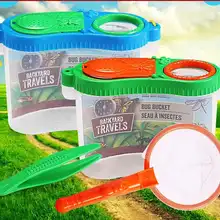 Игрушки для пикника насекомые клетки для кормления бабочки ящики для наблюдения ловля доски пляжный сбор ракушек способность развивающееся животное