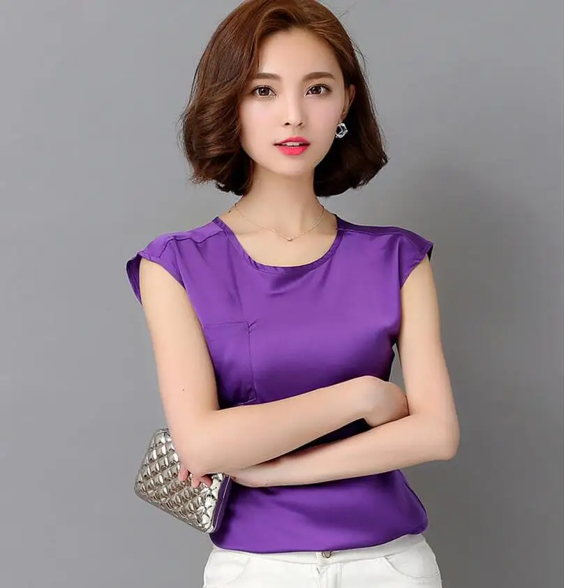 M-4xl Plus Size Slim Silk Velour Women Blouse Summer Fashion O-neck Solid Pockets Shirt Women Tops Casual Sexy Camisa Feminina M-4xl Plus Size Slim Silk Velour Women Blouse Summer Fashion O-neck Solid Pockets Shirt Women Tops Casual Sexy Camisa Feminina