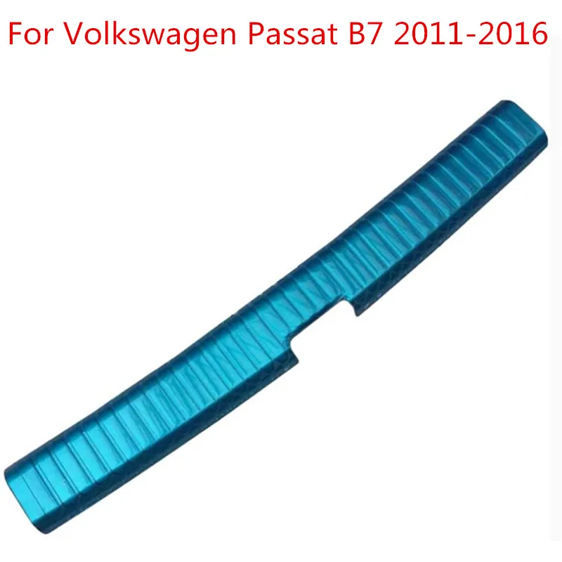 Высокое качество автомобильный Стайлинг задний порог автомобильный Бампер протектор из нержавеющей стали Стайлинг для Volkswagen Passat B7 2011-, автомобиль-Стайлинг - Цвет: 5