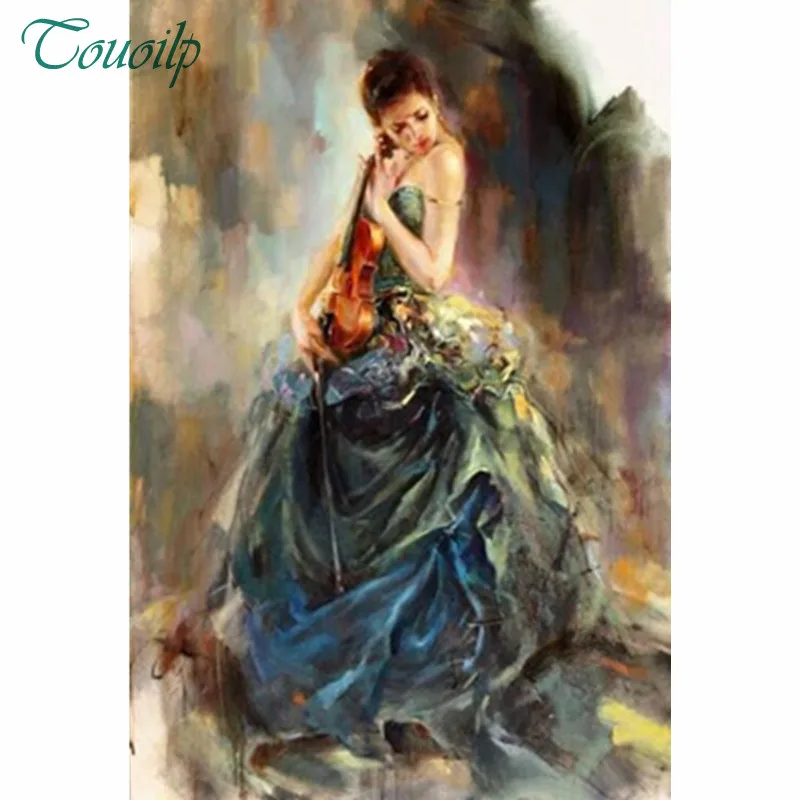 

girl diy Round/Square Diamond Painting Diamond Embroidery,Cross Stitch,Mosaic,Crystal,Crafts,Rhinestone,Pink dress,girl's back