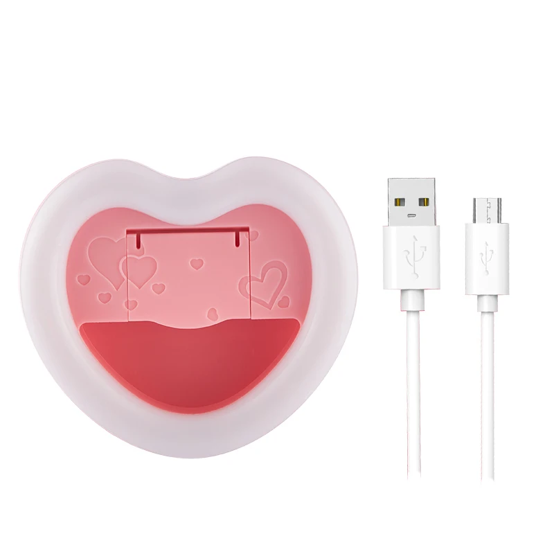Кольцевой светильник для селфи с USB зарядкой светодиодный держатель камеры и