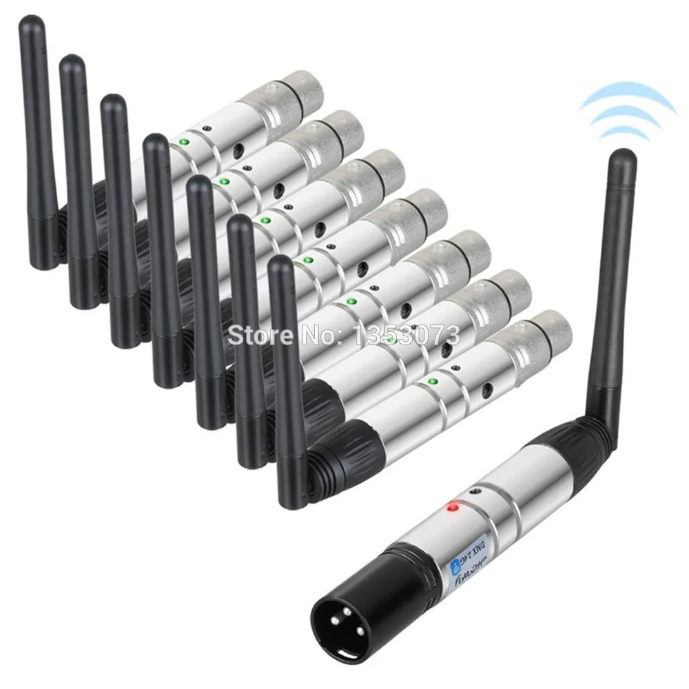 DMX512 Wireless Transmitter wireless Receiver 1-4