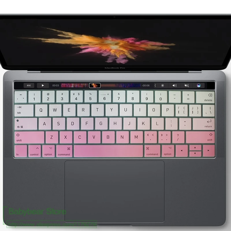 Защитный чехол для клавиатуры Mac Macbook Pro 13 15 3 6 Touch Bar A1706 A1707 A1989 A1990 2018|Чехлы