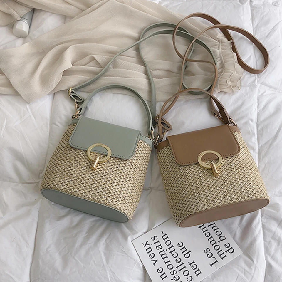 Straw Bucket Bag (14)