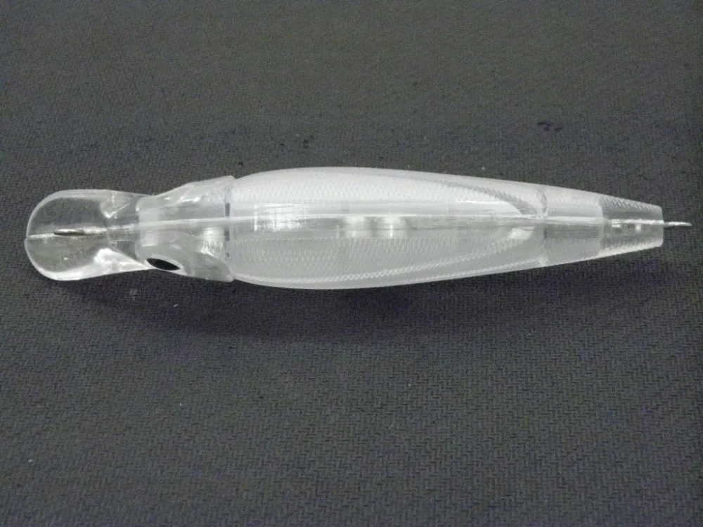 Isca de Pesca sem Pintura Através do Corpo Wlure Oscilação Lenta Construção Resistente Crankbait Upm525p10 10 Fio 14 cm 4 Lenta Construção Resistente Crankbait UPM525P10