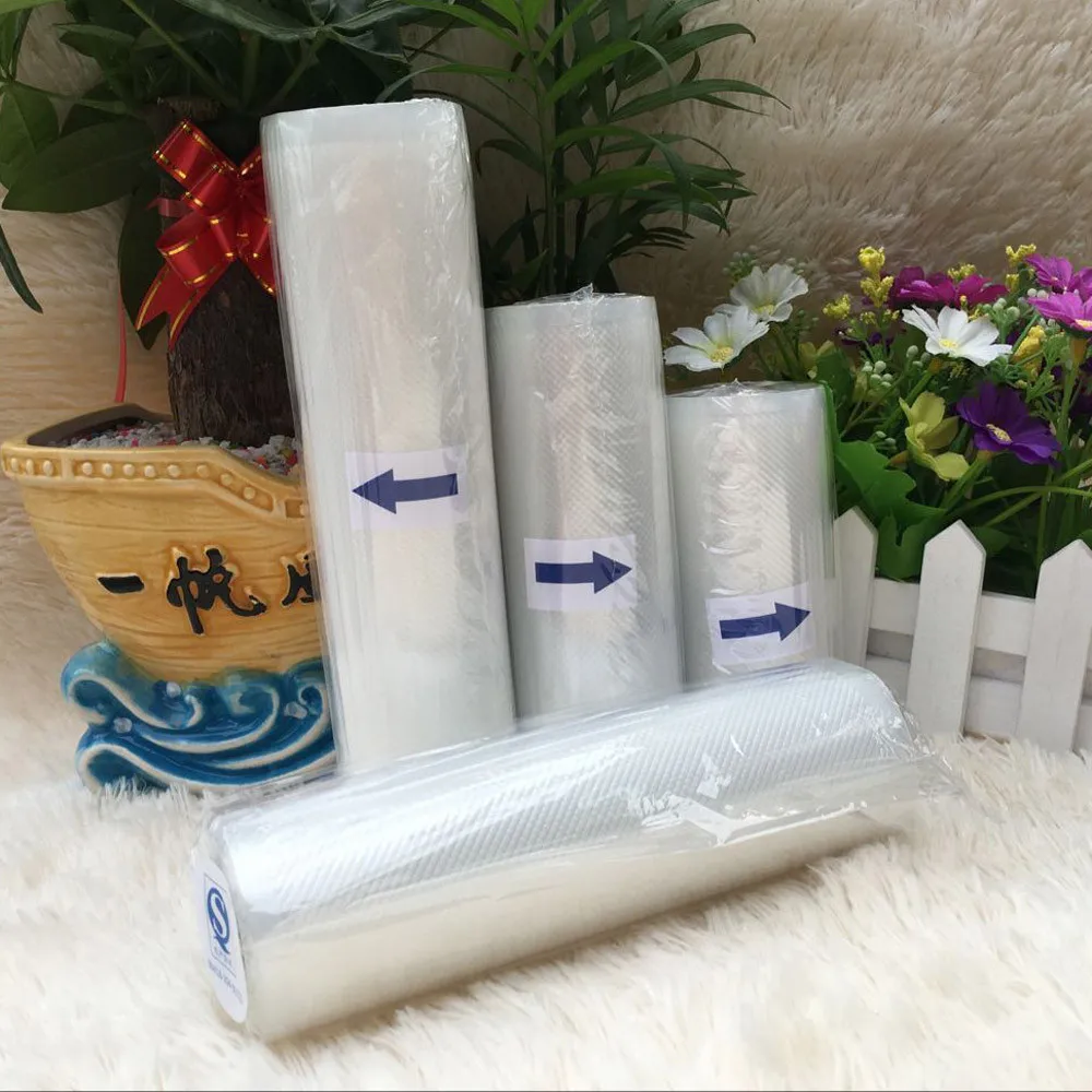 

Roll Vacuum Bag Food Sealer Saver Bag Meat Vegetable Fruit Keep Fresh Kitchen Vacuum Bags Wrapper Packaging Storage Bag #25