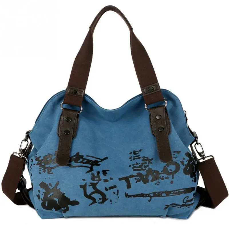 thumbnail image 2 of Unisex Casual Canvas Crossbody Bag - Adjustable Tote Shoulder Messenger Handbag For Men & Women 2 of 11