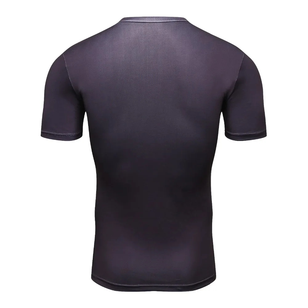 Мужская футболка с 3D принтом скелета и Супермена компрессионная для косплея