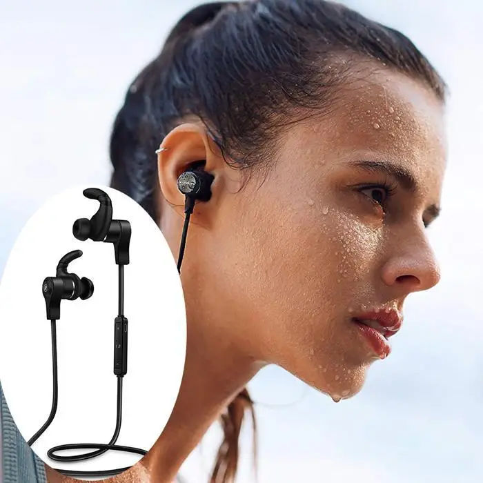 Беспроводные Bluetooth наушники стерео Супер Бас гарнитура для Xiaomi iPhone спортивные