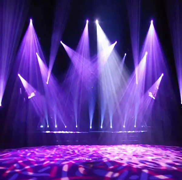 Purple Led Light Dj Stage Broadway Disco Background polyester or Vinyl cloth High quality Computer print party backdrops | Электроника