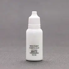 OuxinLi чернила для татуажа профессиональный Перманентный пигмент подводка для глаз 1/2 унций. 15 мл 1 шт белый