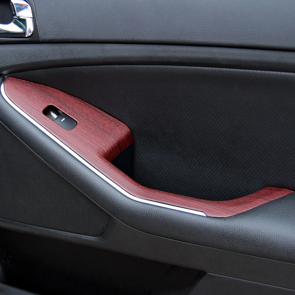

PVC 30*100cm Wood Grain Textured Protective Car Styling 4 Colors 3D Car Stickers Car Wrap Film Auto Decors