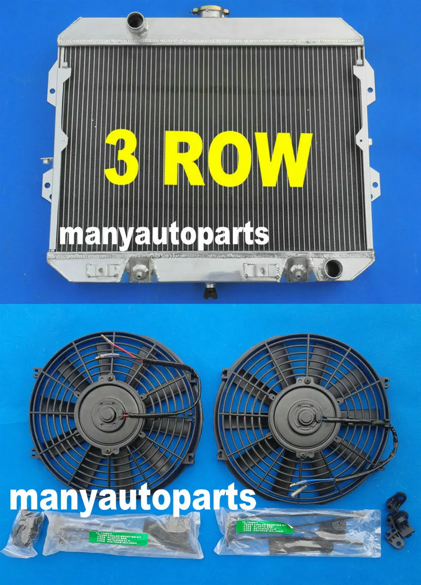NEW 3 Rows All Aluminum Radiator Fit 1983-1979 Datsun//Nissan 280ZX 280Z