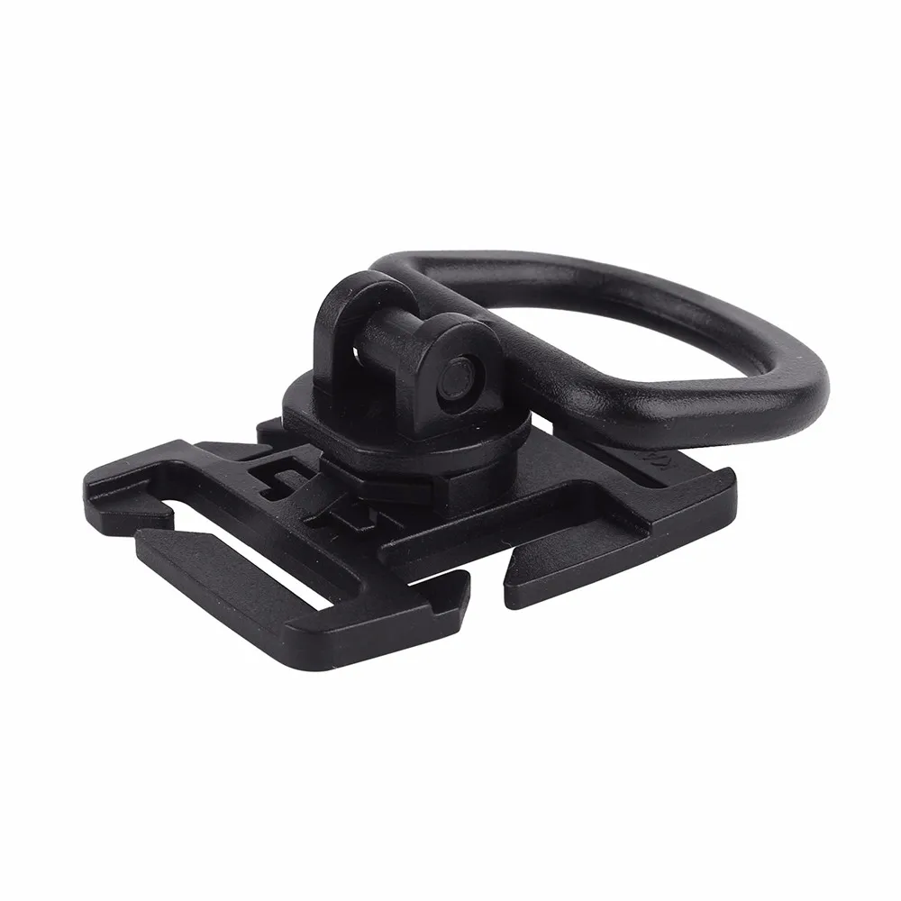 12pcs Tactical D-ring Clips Plastic Clamp Outdoor EDC Kit 360 Degree Rotation Molle Webbing Attachment Buckle for Backpack Pouch