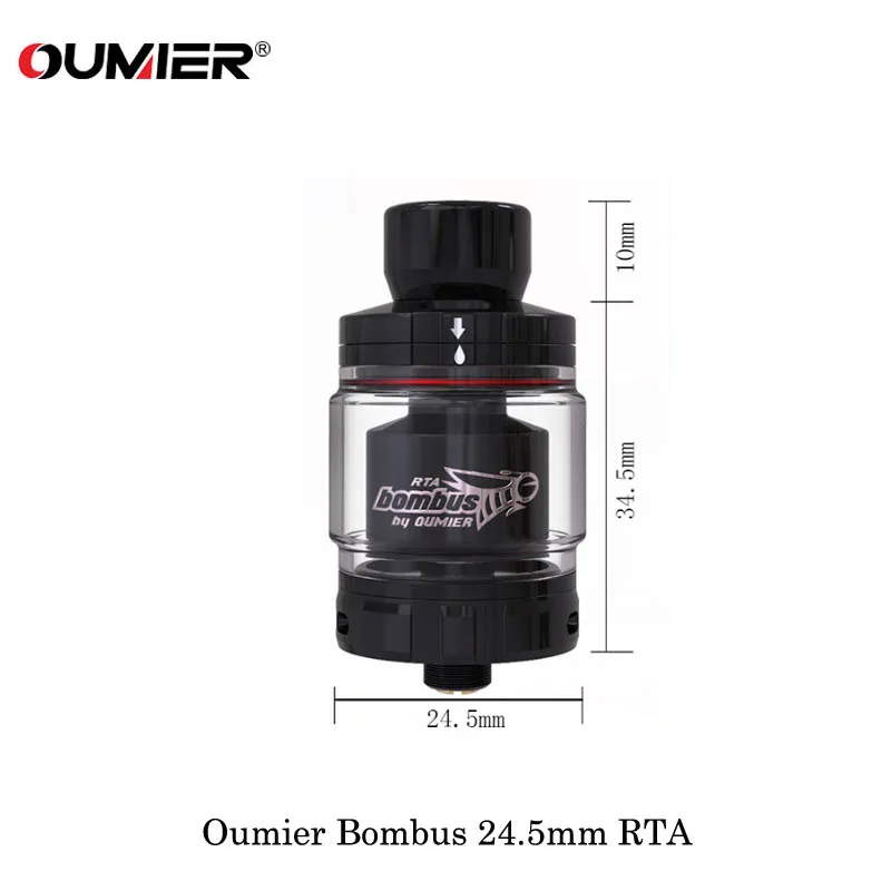 Электронная сигарета Oumier Bombus 24 5 мм RTA бак с одной катушкой распылитель