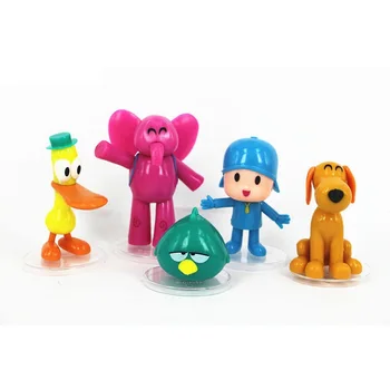 

Skyleshine 5pcs/set Pocoyo Zinkia Pato Loula Pocoyo Elly Sleep Birds Toys Action Figures Cartoon Anime Kids Gift Toy S733