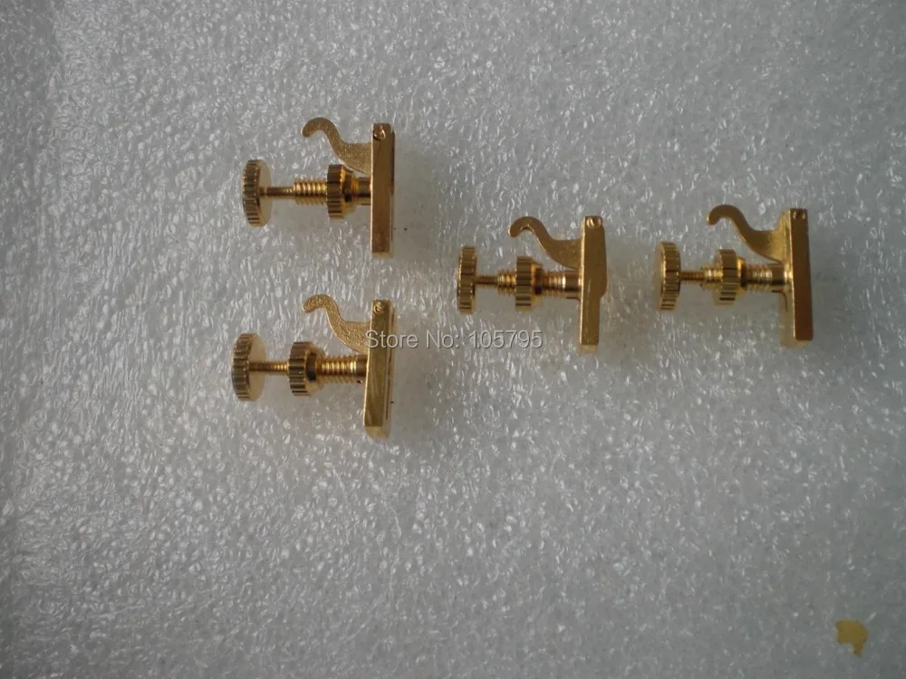 

8 PCs Gold Color British Style Violin String Adjuster for 3/4 to 4/4