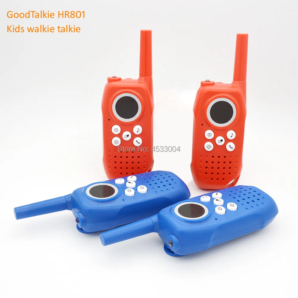 

Kids Walkie Talkies 3 channels intercom phone set toys 5Km two way radio