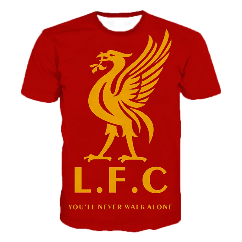 

New Arrive Popular Liverpool Jersey T Shirt Men Women 3D Printed T Shirts Short Sleeve Harajuku Style Streetwear Tops